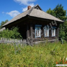 Бревенчатый дом в тихой деревне, рядом с рекой и лесом, 300 км от МКАД